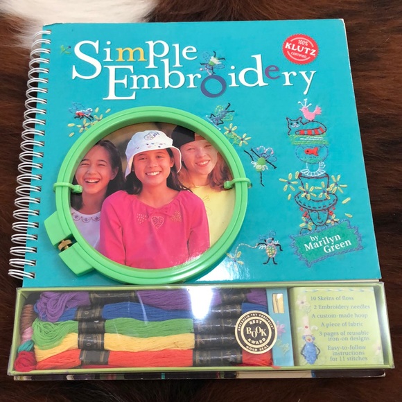 Simple Embroidery book with starter kit